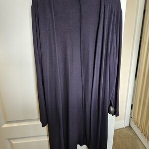 Lane Bryant Navy Blue Knit Top